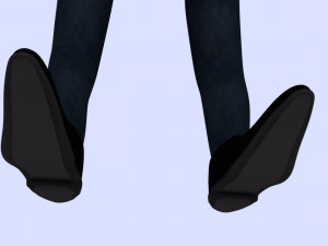 cartoonish man character 3D Model
