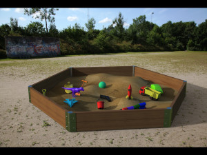 sandbox toys 3D Модель