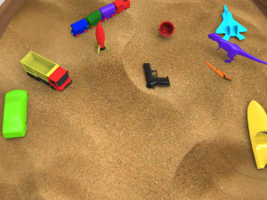 sandbox toys 3D Модель
