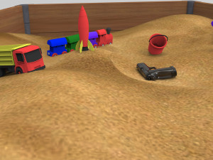 sandbox toys 3D Модель