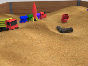 sandbox toys 3D Model