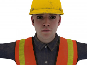 construction worker Modelo 3D