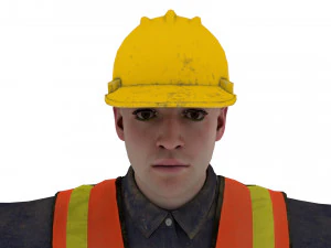 Construction worker 3D Model