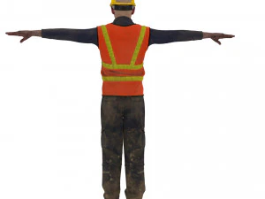 Construction worker 3D Model