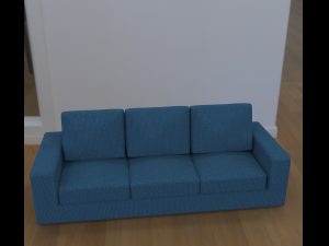 sofa large 3D Model