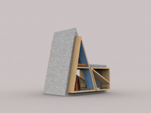 bookshelf chair Modelo 3D