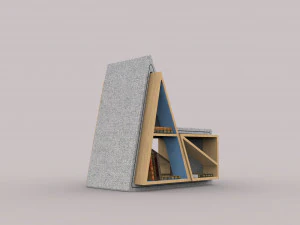 bookshelf chair 3D Model