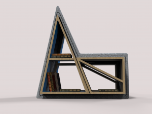 bookshelf chair Modelo 3D