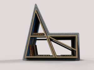 bookshelf chair 3D Model
