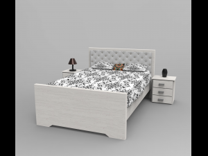 single bed 3D Модель