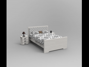 single bed 3D Модель