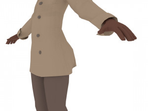 anime girl 3D Model