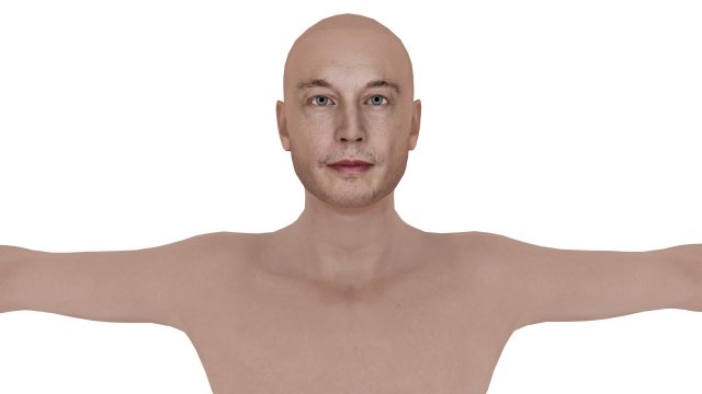 elon musk Model 3D .c4d .max .obj .3ds .fbx .stl .blend 