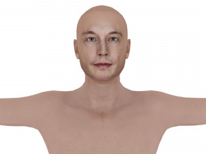 elon musk 3D Model