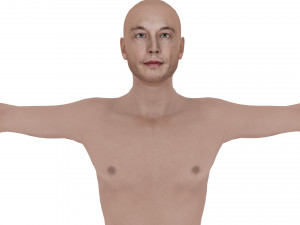 elon musk Model 3D