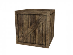 wooden cube 3D 模型