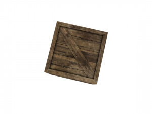 wooden cube 3D 模型
