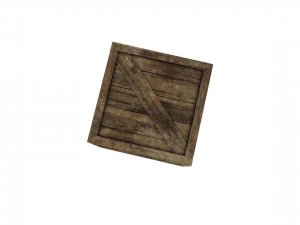 wooden cube 3D Model