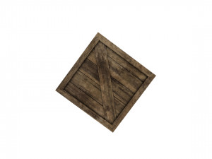 wooden cube 3D 模型