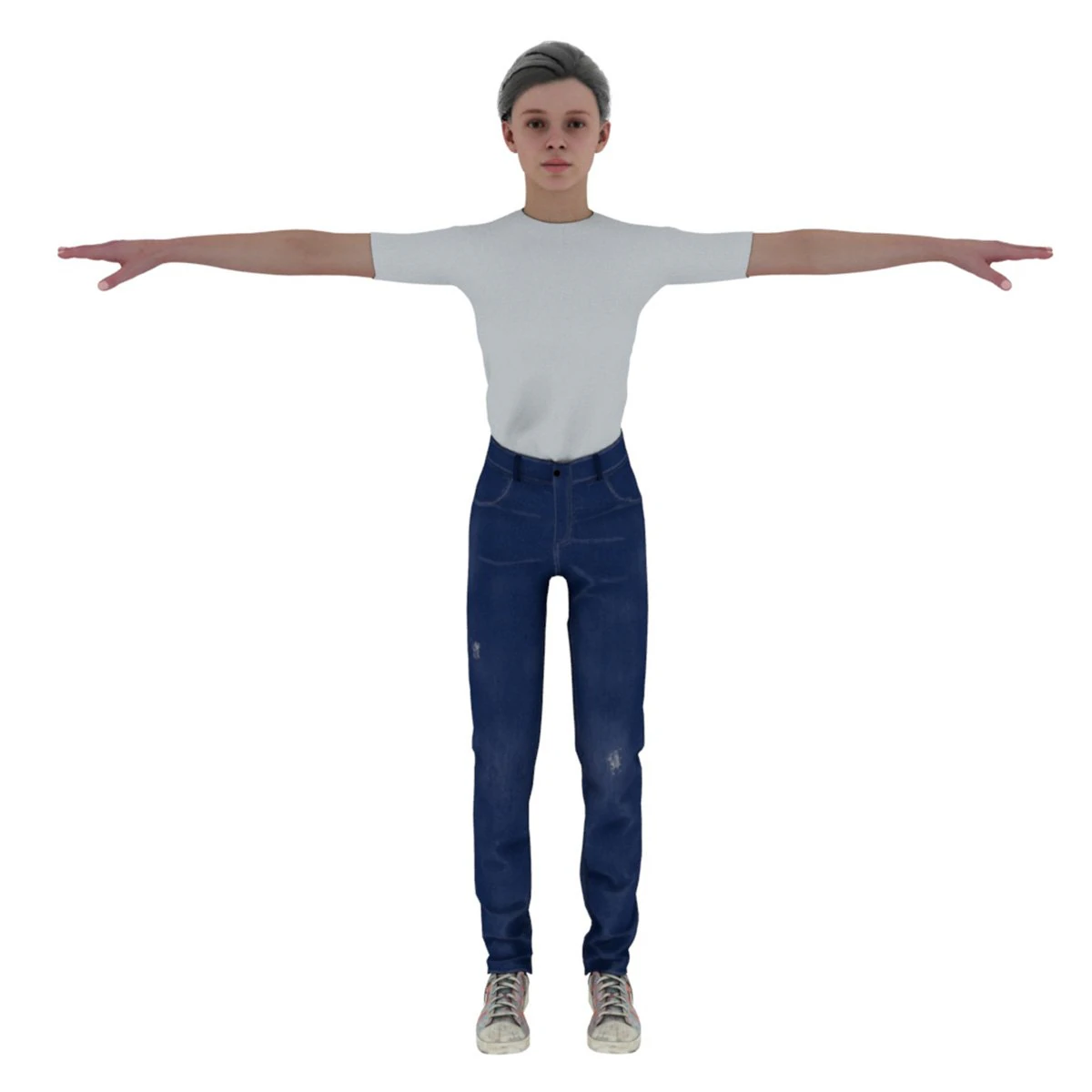 women 3D Model .c4d .max .obj .3ds .fbx .stl .blend 