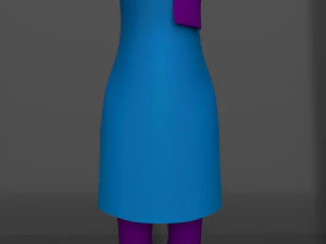 cartoon women 3D Model