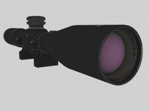 nightforce atacr 4-16x42 f1 tactical rifle scope 3D Model