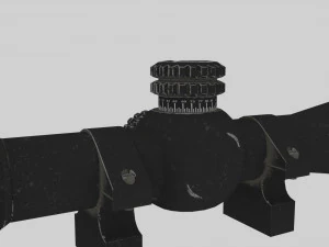 Nightforce Scope Game-Ready 3D Model