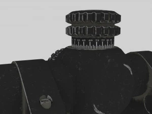 Nightforce Scope Game-Ready 3D Model