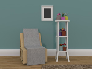 sitting room theme 3D Model