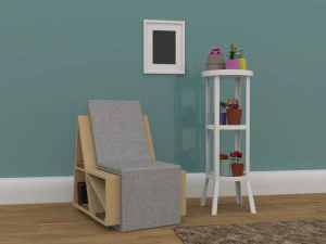 sitting room theme 3D Model