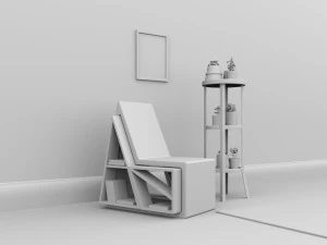 sitting room theme 3D Model
