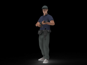 Game Character men 3Dモデル
