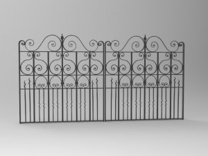 Large Gate 3D Model
