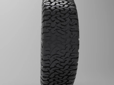 BF Goodrich All Terrain Offroad Tire 3D Model