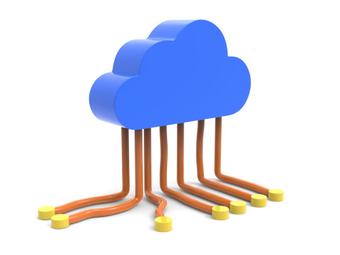 Cloud Network 3D Icon 3D Model