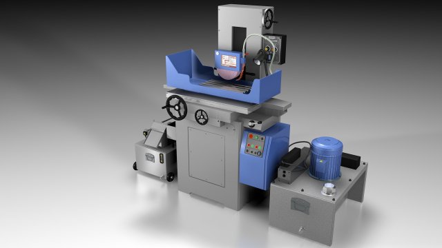 Surface grinding machine 3D मॉडल .c4d .max .obj .3ds .fbx .stl .blend 