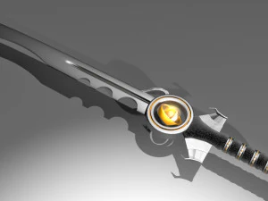 miecz najwyższych anioł&oacute;w Model 3D