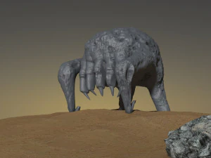 potw&oacute;r-krab-głowa Model 3D