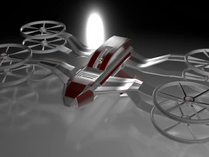 kradnie quadkopter Model 3D