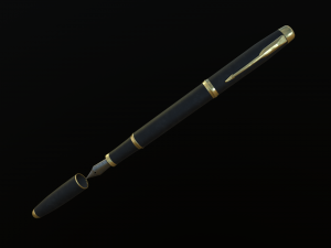 fountain pen Model 3D