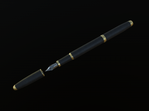 fountain pen Model 3D