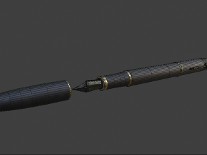 fountain pen Model 3D