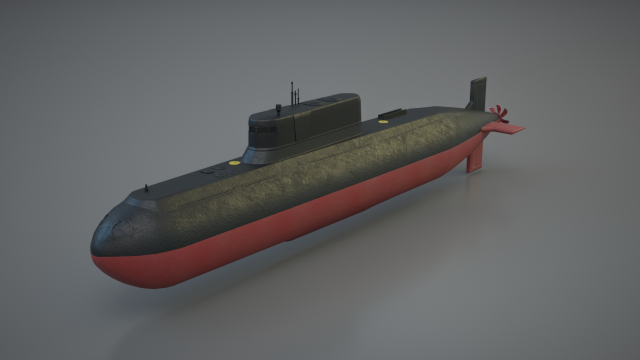 submarine 3D मॉडल .c4d .max .obj .3ds .fbx .stl .blend 