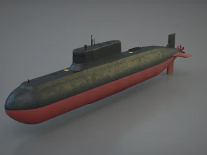 підводний човен 3D Модель