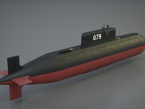 submarine 3D मॉडल