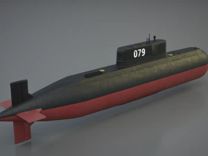 submarine 3D Model