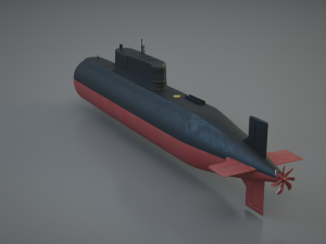 submarine 3D मॉडल