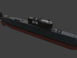 submarine 3D मॉडल