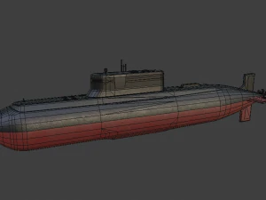 submarine 3D Model