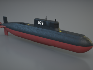 submarine 3D मॉडल